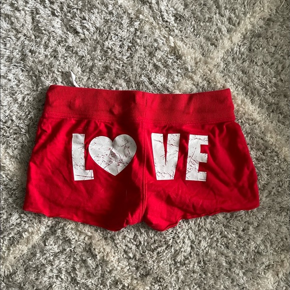 Pants - “L♥️VE” booty shorts